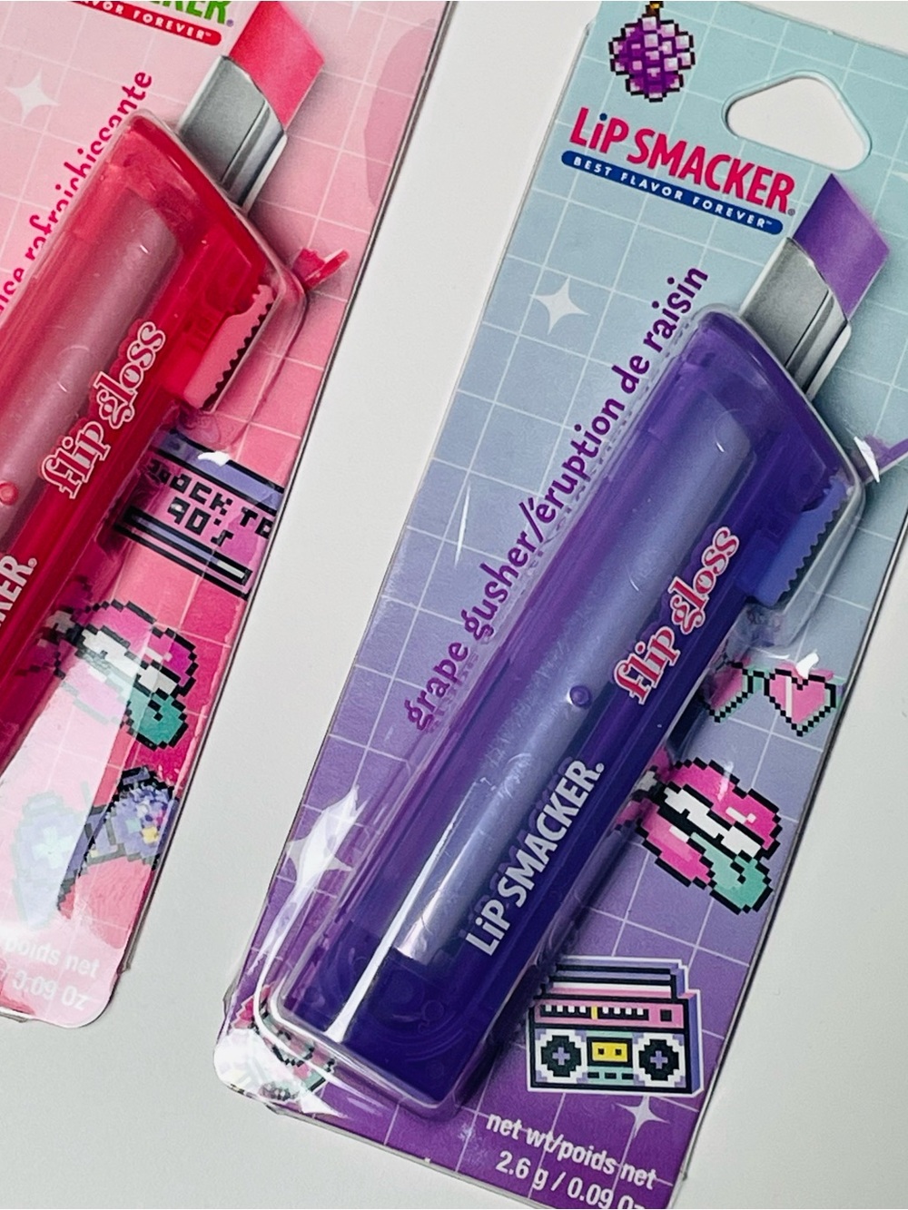 Set Lip Smacker Flip Gloss Strawberry Grape Cherry Fizz Brand New 2026 Complete - Picture 2 of 4